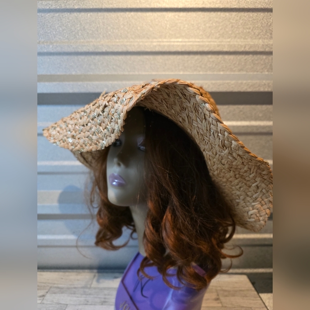 Betsey Johnson Straw Sun Hat